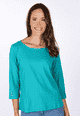 3/4-Arm-Shirt Hemkara - lagoon