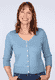 Strickjacke Liselotte  - blue shadow