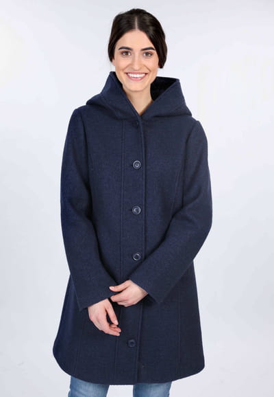 Wollmantel Wemke  - navy