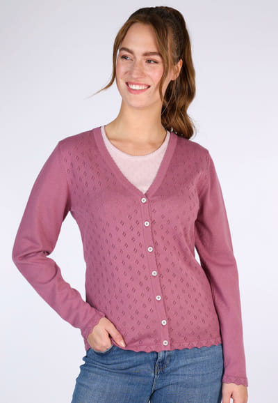 Strickjacke Vali - tea rose