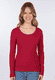Langarmshirt Malin - cerise