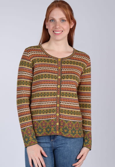 Strickjacke Renee royal - thyme