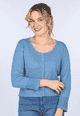 Strickjacke Lisella - swedish blue