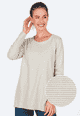 Langarmshirt Lonnja  - sand