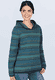 Strickpullover Abella Ikat - navy