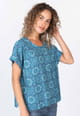 Bluse Maisy ornamental - ocean