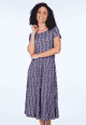 Kleid Malind flower vine - navy