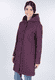 Wollmantel Wemke  - plum