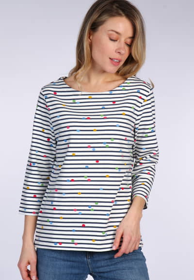 Sweater Holma Dot - ivory