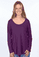Langarmshirt Bilima  - deep purple