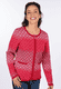 Strickjacke Medi Gradient  - cerise
