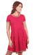 Kleid Nela - rubin