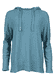 Strickhoodie Candela - powder blue