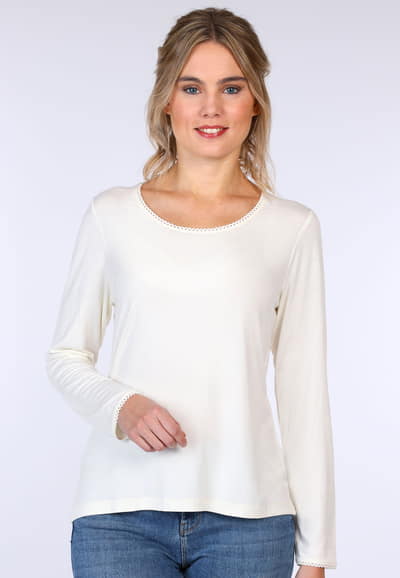 Langarmshirt Philia  - ivory