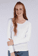 Langarmshirt Malin  - ivory