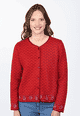 Strickjacke Hedie  - red wine