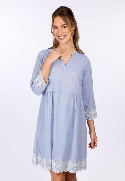 Kleid Belunessa - light blue