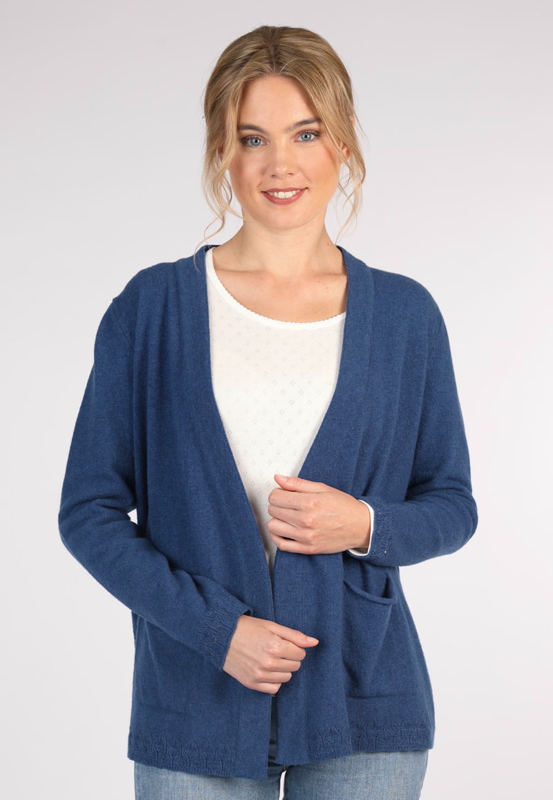 Strickjacke Rachel solid - ink