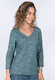 3/4-Arm Shirt Polinchen Clover - navy
