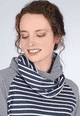 Loopschal Dagni stripe - navy