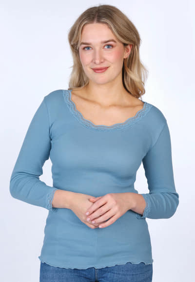 Langarmshirt Lynn  - swedish blue