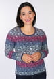 Strickpullover Annegret  - navy