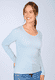 Langarmshirt Malin - light blue