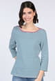 3/4-Arm-Shirt Daria  - lake