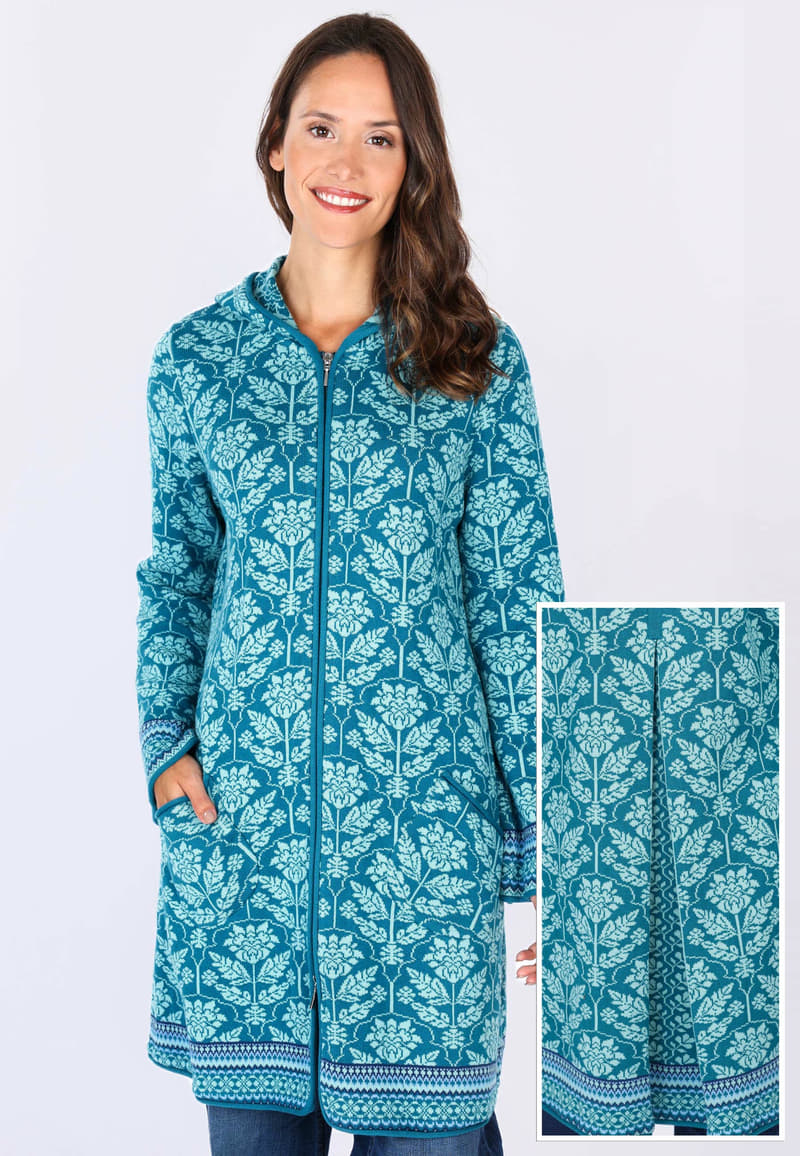 Strickmantel Britta - ocean