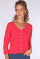Strickjacke Liselotte dot - azalea