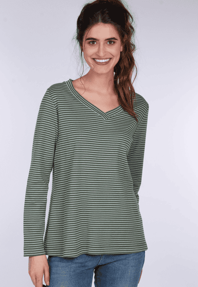 Langarmshirt Synni - thyme