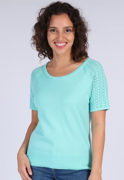 Strickshirt Lina - pool