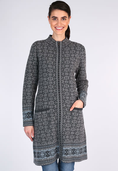 Strickmantel Maite - ebony