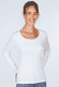 Langarmshirt Malin - white