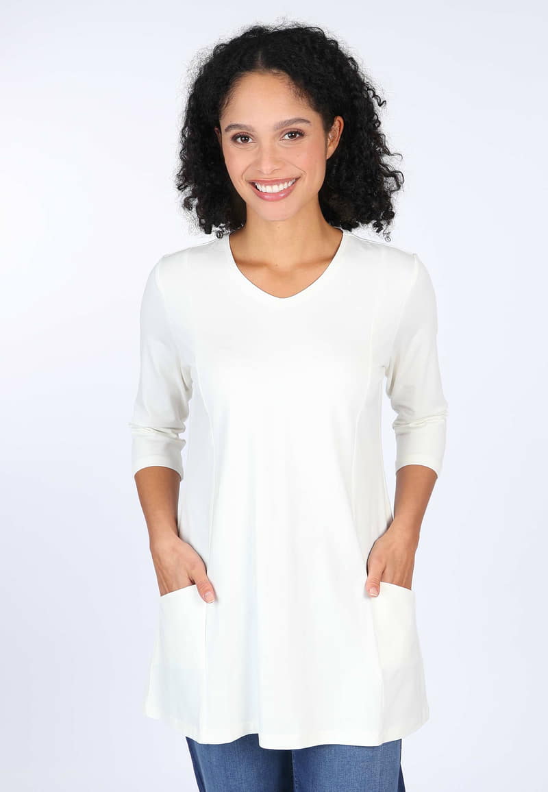 Tunika Kareena solid  - ivory
