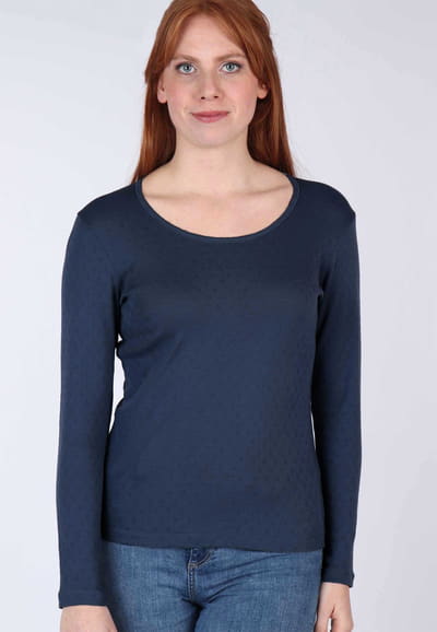 Langarmshirt Malin - navy