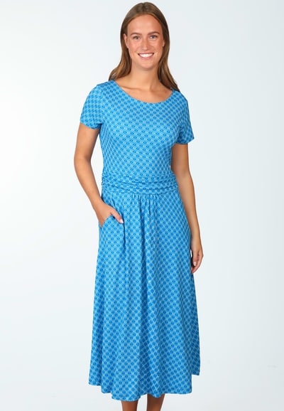 Kleid Malind summer tile - lapis