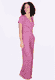 Jumpsuit Wieta fantastique - flamingo