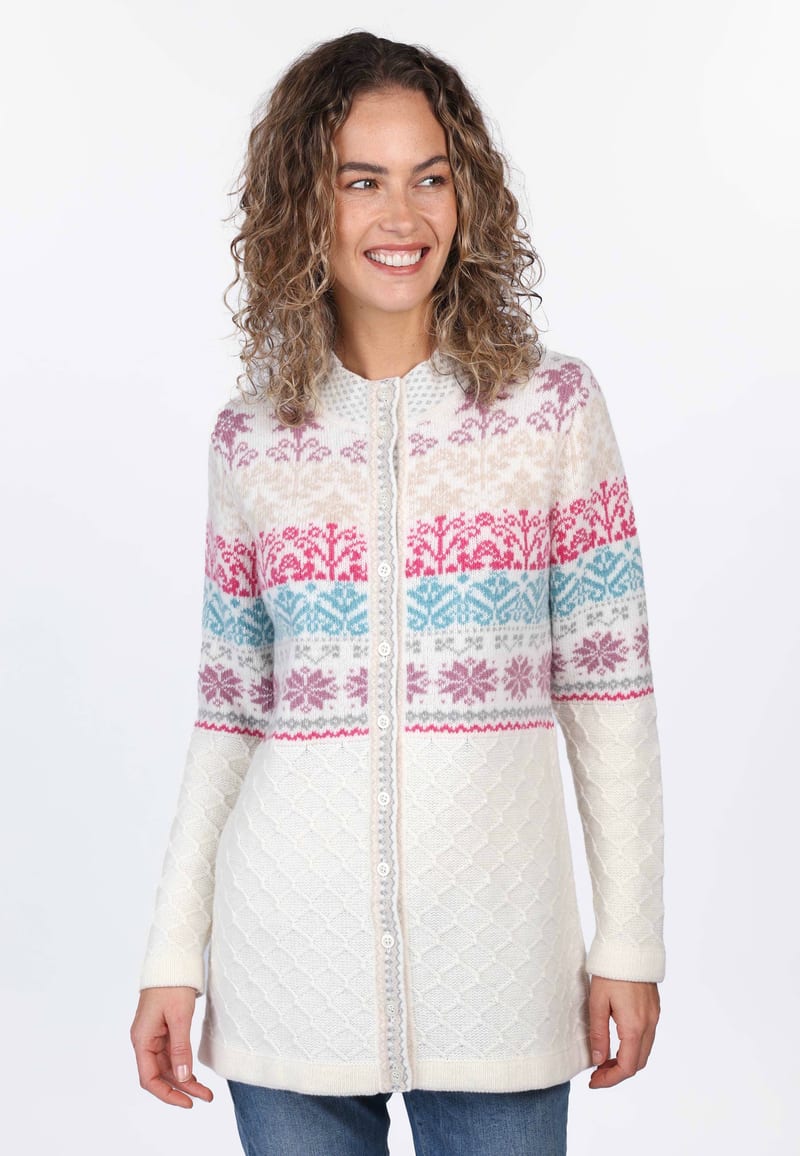 Strickmantel Erika  - ivory