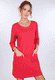 Wendekleid Tola Bow  - rubin