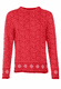 Strickpullover Dorit Nordic - cerise