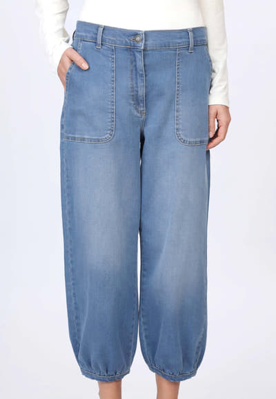 Jeanshose Evieana - bleached blue