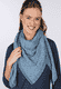 Dreieckstuch Lisa  - blue shadow
