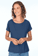 T-Shirt Zoe solid - navy