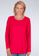 Langarmshirt Nore - cerise