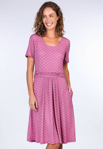 Kleid Malindamia - raspberry