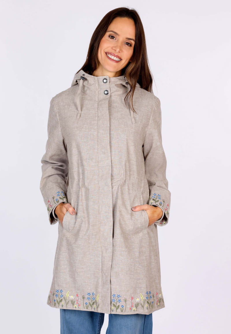 Mantel Evie embro - sand