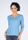 3/4-Armshirt Hellena - blue shadow