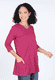Tunika Kareena solid  - red wine