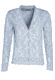 Strickjacke Susanna floral  - light blue